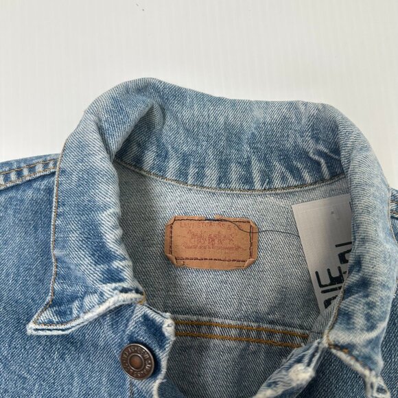 Vintage Levi's Denim Trucker Jacket XS - Picture 4 of 4